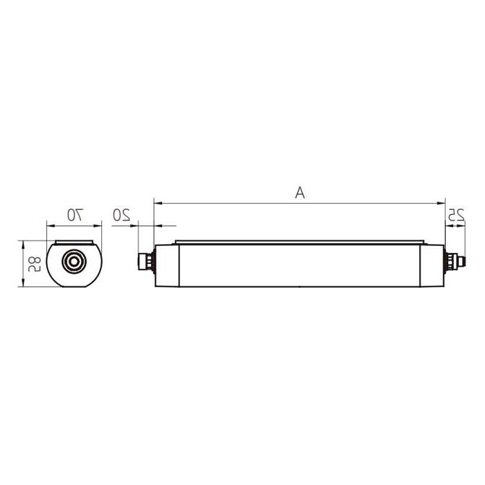 功率15W、尺寸A= 370 mm x 70 mm、MQAL-24-LWN、A70211